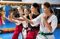 Women doing kata