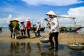 Women at Long Hai fish market, Ba Ria Vung Tau province, Vietnam