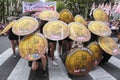 Women marching during the 8M women strike in Buenos Aires, Argentina