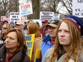 Women and Men Protesters