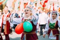 Women in national Belarusian folk costume