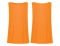 Women orange t shirt