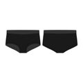 Women panties. Female knickers in black color. Lingerie underwear for girls
