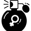 women perfume icon, sign and symbol icon