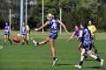 Women playing Australian Rules Football (WAFL)