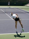 Women playing tennis