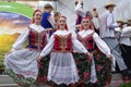 Women in Polish folk dance costumes