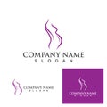 Women Pregnant logo template vector icon