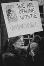 Women protesting during Women`s March