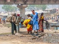 Women by the public tap, Kumbh Mela