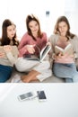 Women reading books