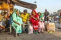 Women relax at a tea shop