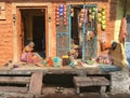 Women Relaxing in Jodhpur, India Royalty Free Stock Photo