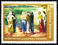 Women at the River Bank by IstvÃÂ¡n SzÃânyi, Paintings serie, circa 1967
