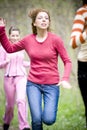 Women running