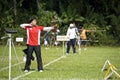 Women's Archery Action Royalty Free Stock Photo