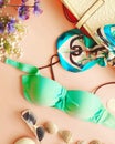 Women`s beach accessories Summer sea holiday on Jeans sunglass white hand bag Women bikini beach fashion Accessories summer w