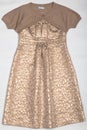 Women's beige dress.