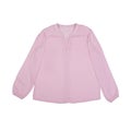 Women`s classic pink blouse isolated on a white Royalty Free Stock Photo