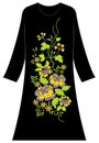 Women`s clothing: Beautiful wildflower