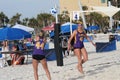 Women`s Collegiate Beach Volleyball 2021 LIX Royalty Free Stock Photo