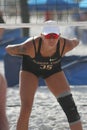 Women`s Collegiate Beach Volleyball 2021 LVI Royalty Free Stock Photo