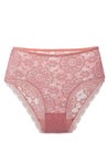 Women`s cotton and lace underpants, underwear isolated on a white background Royalty Free Stock Photo