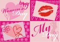 Women's day card Royalty Free Stock Photo