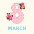 Women`s day 8 march design eps 10