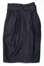 Women's Denim skirt. Royalty Free Stock Photo