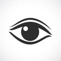 Women`s eye vector icon Royalty Free Stock Photo