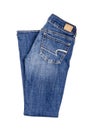 Women's Flared Blue Jeans #2 Royalty Free Stock Photo