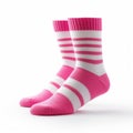 Women\'s foot socks isolated on white background.