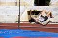 Women's High Jump Action