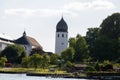 Women`s Island Fraueninsel, Chiemsee Lake, Bavaria Royalty Free Stock Photo