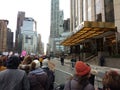 Crowd Control, Trump International Hotel & Tower, Women`s March, Central Park West, NYC, NY, USA Royalty Free Stock Photo