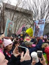 Women`s March, Donald Trump and Vladimir Putin Nazi Style Posters, Washington, DC, USA