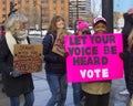 Hartford Women`s March 2018 Royalty Free Stock Photo