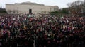 Women`s March on Washington, Protesters Gather Outside the National Gallery of Art East Building, Washington, DC, USA