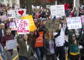 Women`s March on Washington Royalty Free Stock Photo