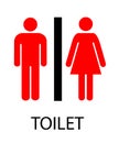 Women`s and Men`s Toilets