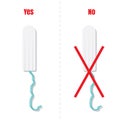 Women`s menstrual gynecological tampon