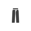 Women`s pants vector icon