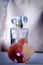 Women`s perfume with a floral aroma