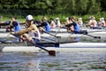 Women's Quadruple Sculls Royalty Free Stock Photo
