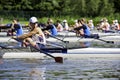 Women's Quadruple Sculls Royalty Free Stock Photo