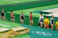 Women's Rio2016 Olympic finals trampoline athletes