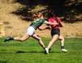 Women`s Rugby Chase Royalty Free Stock Photo