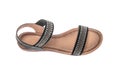 Women`s sandals isolated. Royalty Free Stock Photo