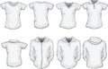 Women's shirts template in white